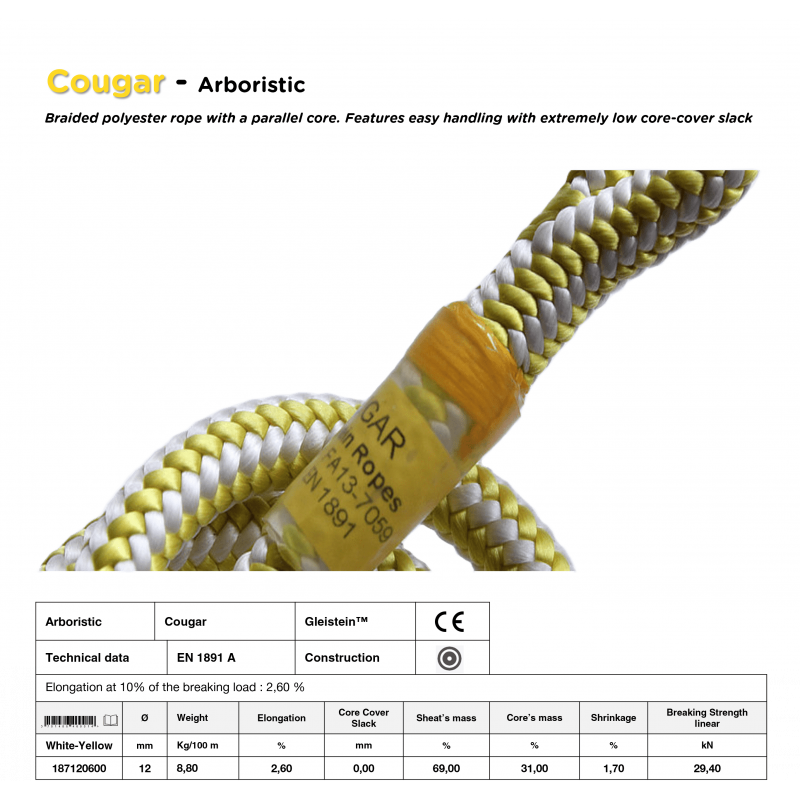 Corde de rappel Cougar | Gleistein™