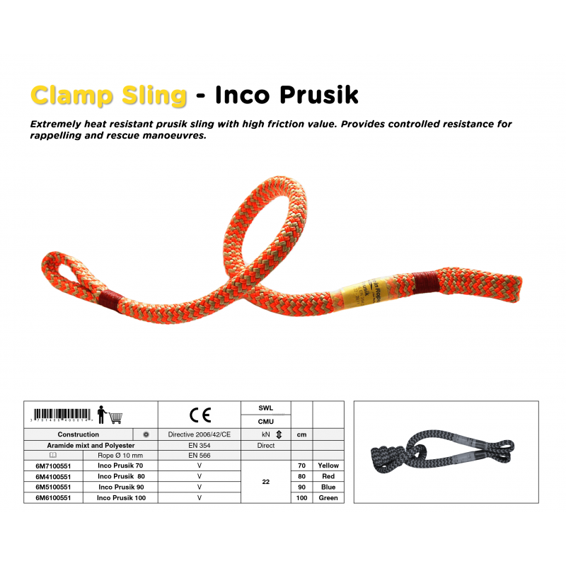 Cordelette clamp sling  | Inco Prusik