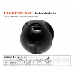 Hook-Nub® webbing pulley