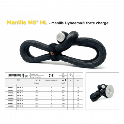 Connecteur Textile Haute Performance  | Manille MS HL