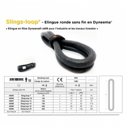 Elingue ronde sans fin en Dyneema® | Sling-loop®