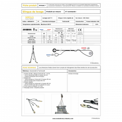 Textile lifting sling | Adjustable 3-strand sling