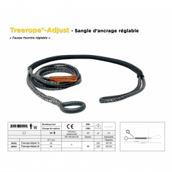 Fausse-fourche réglable EN354 et EN795-B | Treerope-Adjust®