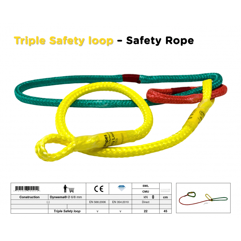 Triple Safety Loop® | Tirol Rock Edition safety lanyard