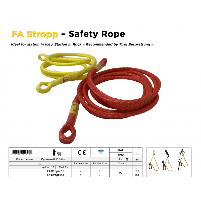 FA Stropp® lanyard | Secours Montagne Tyrol Edition