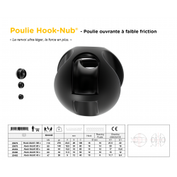 Poulie Ouvrante Ultra-Légère | Hook-Nub