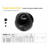 Hook-Nub® PA-C Opening Pulley | Recycled & Ultra-Light Carbon