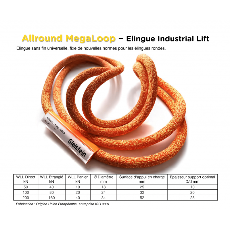 Élingue Ronde en Dyneema® |  Allround MegaLoop® Lift