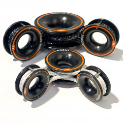 Ancrage pivot triple connexions Auto-orientable | Mickey-Ring® 3D