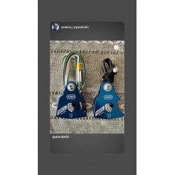 Openable textile anchor EN795-B, snap hook MTS® | Nodusfactory-Industry